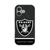 Las Vegas Raiders Personalized EndZone Plus Bump Phone Case for Apple iPhone