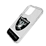 Las Vegas Raiders Personalized EndZone Plus Clear Phone Case for Apple iPhone