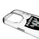 Las Vegas Raiders Personalized EndZone Plus Clear Phone Case for Apple iPhone
