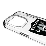 Las Vegas Raiders Personalized EndZone Plus Clear Phone Case for Apple iPhone