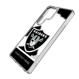 Las Vegas Raiders Personalized EndZone Plus Clear Phone Case for Samsung Galaxy