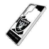 Las Vegas Raiders Personalized EndZone Plus Clear Phone Case for Samsung Galaxy