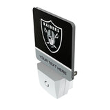 Las Vegas Raiders Personalized Endzone Solid Night Light 2-Pack