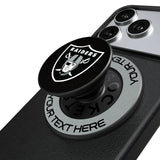 Las Vegas Raiders Personalized Endzone Solid PopSockets Magnetic Phone Grip and Stand