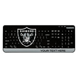 Las Vegas Raiders Personalized Endzone Solid Wireless USB Keyboard