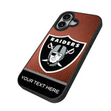 Las Vegas Raiders Personalized Football Bump Phone Case for Apple iPhone