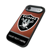 Las Vegas Raiders Personalized Football Bump Phone Case for Apple iPhone