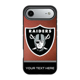 Las Vegas Raiders Personalized Football Bump Phone Case for Apple iPhone