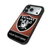 Las Vegas Raiders Personalized Football Bump Phone Case for Apple iPhone