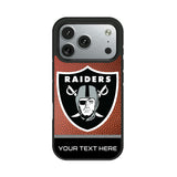 Las Vegas Raiders Personalized Football Bump Phone Case for Apple iPhone