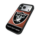 Las Vegas Raiders Personalized Football Bump Phone Case for Apple iPhone