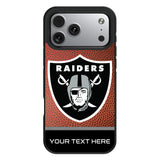 Las Vegas Raiders Personalized Football Bump Phone Case for Apple iPhone