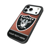 Las Vegas Raiders Personalized Football Bump Phone Case for Apple iPhone