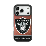 Las Vegas Raiders Personalized Football Bump Phone Case for Apple iPhone