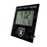 Las Vegas Raiders Personalized Hatch Wall Clock