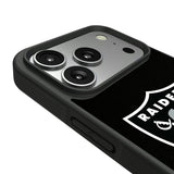 Las Vegas Raiders Personalized Stripe Bump Phone Case for Apple iPhone