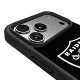 Las Vegas Raiders Personalized Stripe Bump Phone Case for Apple iPhone