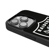 Las Vegas Raiders Personalized Stripe Bump Phone Case for Apple iPhone