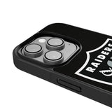 Las Vegas Raiders Personalized Stripe Bump Phone Case for Apple iPhone