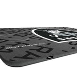 Las Vegas Raiders Personalized Tilt 15-Watt Wireless Charger and Mouse Pad
