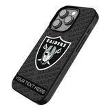 Las Vegas Raiders Personalized Tilt Bump Phone Case for Apple iPhone