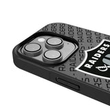 Las Vegas Raiders Personalized Tilt Bump Phone Case for Apple iPhone