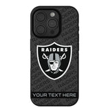 Las Vegas Raiders Personalized Tilt Bump Phone Case for Apple iPhone