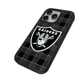 Las Vegas Raiders Plaid MagSafe Compatible Phone Case for Apple iPhone