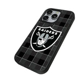 Las Vegas Raiders Plaid MagSafe Compatible Phone Case for Apple iPhone