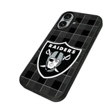 Las Vegas Raiders Plaid MagSafe Compatible Phone Case for Apple iPhone