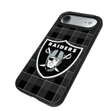 Las Vegas Raiders Plaid MagSafe Compatible Phone Case for Apple iPhone