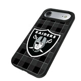 Las Vegas Raiders Plaid MagSafe Compatible Phone Case for Apple iPhone