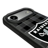 Las Vegas Raiders Plaid MagSafe Compatible Phone Case for Apple iPhone
