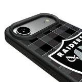 Las Vegas Raiders Plaid MagSafe Compatible Phone Case for Apple iPhone