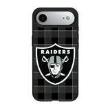 Las Vegas Raiders Plaid MagSafe Compatible Phone Case for Apple iPhone