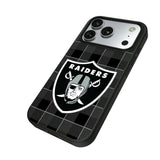 Las Vegas Raiders Plaid MagSafe Compatible Phone Case for Apple iPhone