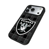 Las Vegas Raiders Plaid MagSafe Compatible Phone Case for Apple iPhone