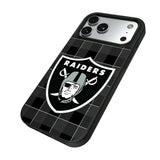 Las Vegas Raiders Plaid MagSafe Compatible Phone Case for Apple iPhone