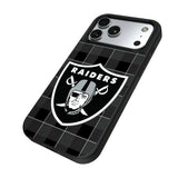 Las Vegas Raiders Plaid MagSafe Compatible Phone Case for Apple iPhone