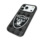 Las Vegas Raiders Plaid MagSafe Compatible Phone Case for Apple iPhone