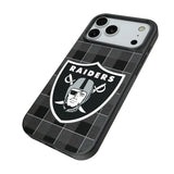Las Vegas Raiders Plaid MagSafe Compatible Phone Case for Apple iPhone