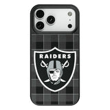 Las Vegas Raiders Plaid MagSafe Compatible Phone Case for Apple iPhone