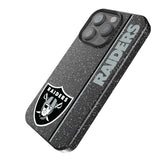 Las Vegas Raiders Sidebar Black Bling Phone Case for Apple iPhone
