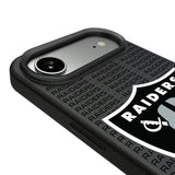 Las Vegas Raiders Text Backdrop MagSafe Compatible Phone Case for Apple iPhone
