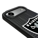 Las Vegas Raiders Text Backdrop MagSafe Compatible Phone Case for Apple iPhone