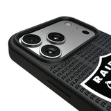 Las Vegas Raiders Text Backdrop MagSafe Compatible Phone Case for Apple iPhone