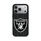 Las Vegas Raiders Text Backdrop MagSafe Compatible Phone Case for Apple iPhone