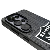 Las Vegas Raiders Text Backdrop MagSafe Compatible Phone Case for Samsung Galaxy 26 Series