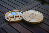 Arizona Cardinals Mickey Mouse - Circo Cheese Cutting Board & Tools Set