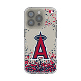 Los Angeles Angels Confetti Clear Phone Case for Apple iPhone